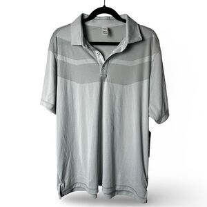 Rhone Men's Cross-Court Performance Polo bright white/sleet gray NWT – Sz XL